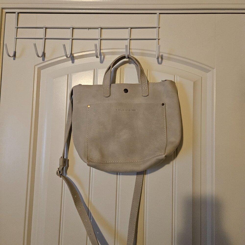 Portland Leather goods mini Crossbody Beluga NWOT